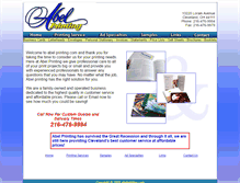 Tablet Screenshot of abelprinting.com